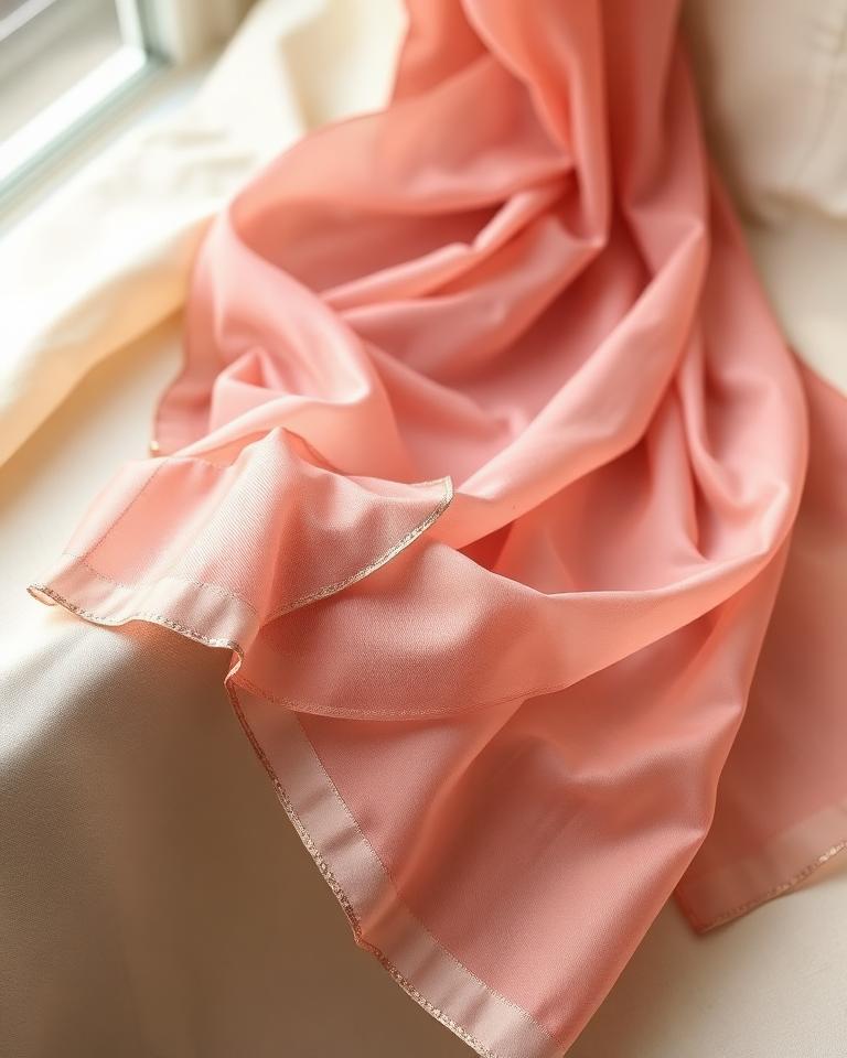 Dusty Pink Organza